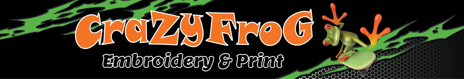 Crazy Frog Embroidery & Print